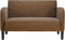 vidaXL - Loveseat - bank - 110 - cm - kunstleer - bruin