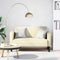 vidaXL - Loveseat - bank - 110 - cm - kunstleer - crèmekleurig
