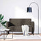 vidaXL - Loveseat - bank - 110 - cm - kunstleer - donkergrijs