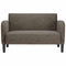 vidaXL - Loveseat - bank - 110 - cm - kunstleer - donkergrijs