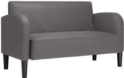 vidaXL - Loveseat - bank - 110 - cm - kunstleer - grijs