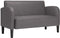 vidaXL - Loveseat - bank - 110 - cm - kunstleer - grijs