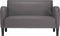 vidaXL - Loveseat - bank - 110 - cm - kunstleer - grijs