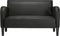 vidaXL - Loveseat - bank - 110 - cm - kunstleer - zwart