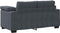 vidaXL - Loveseat - bank - 120 - cm - fluweel - donkergrijs