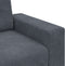 vidaXL - Loveseat - bank - 120 - cm - fluweel - donkergrijs