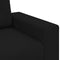 vidaXL - Loveseat - bank - 120 - cm - stof - zwart