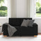 vidaXL - Loveseat - bank - 120 - cm - stof - zwart