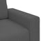 vidaXL - Loveseat - bank - 140 - cm - corduroy - stof - donkergrijs