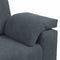 vidaXL - Loveseat - bank - 140 - cm - fluweel - donkergrijs