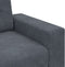 vidaXL - Loveseat - bank - 140 - cm - fluweel - donkergrijs