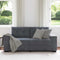 vidaXL - Loveseat - bank - 140 - cm - fluweel - donkergrijs