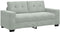 vidaXL - Loveseat - bank - 140 - cm - fluweel - lichtgrijs