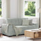 vidaXL - Loveseat - bank - 140 - cm - fluweel - lichtgrijs