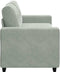 vidaXL - Loveseat - bank - 140 - cm - fluweel - lichtgrijs