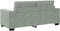 vidaXL - Loveseat - bank - 140 - cm - fluweel - lichtgrijs