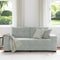 vidaXL - Loveseat - bank - 140 - cm - fluweel - lichtgrijs