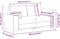 vidaXL - Loveseat - bank - 140 - cm - fluweel - zwart