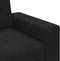 vidaXL - Loveseat - bank - 140 - cm - fluweel - zwart