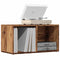 vidaXL - LP - Opbergbox - 69,5x34x36 - cm - bewerkt - hout - oud - houtkleurig