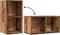 vidaXL - LP - Opbergbox - 69,5x34x36 - cm - bewerkt - hout - oud - houtkleurig