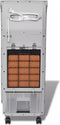 vidaXL Luchtkoeler draagbaar 120 W 8 L 385 m³/u 37,5x35x94,5 cm