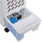 vidaXL Luchtkoeler draagbaar 80 W 4 L 270 m³/u 25x26x56 cm