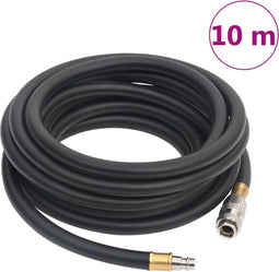 vidaXL - Luchtslang - hybride - 0,6'' - 10 - m - rubber - en - PVC - zwart