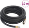 vidaXL - Luchtslang - hybride - 0,6'' - 10 - m - rubber - en - PVC - zwart