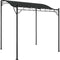 vidaXL - Luifel - 2x2,3 - m - 180 - g/m² - stof - en - staal - antracietkleurig