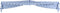 vidaXL - Luifel - 350x120 - cm - blauw - en - wit