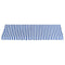 vidaXL - Luifel - 400x120 - cm - blauw - en - wit