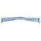 vidaXL - Luifel - 400x120 - cm - blauw - en - wit