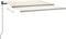 vidaXL - Luifel - automatisch - met - LED - en - windsensor - 3x2,5 - m - crèmekleurig