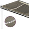 vidaXL - Luifel - automatisch - met - LED - en - windsensor - 3x2,5 - m - crèmekleurig