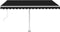 vidaXL - Luifel - automatisch - met - LED - en - windsensor - 450x350 - cm - antraciet
