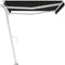 vidaXL - Luifel - automatisch - met - LED - en - windsensor - 450x350 - cm - antraciet