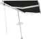 vidaXL - Luifel - automatisch - met - LED - en - windsensor - 450x350 - cm - antraciet