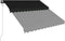 vidaXL - Luifel - automatisch - met - LED - en - windsensor - 600x350 - cm - geel - en - wit