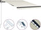 vidaXL - Luifel - automatisch - met - LED - en - windsensor - 600x350 - cm - geel - en - wit