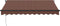 vidaXL - Luifel - automatisch - uittrekbaar - 300x250 - cm - bruin