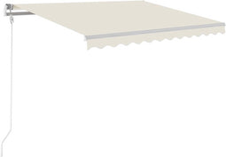 vidaXL - Luifel - automatisch - uittrekbaar - 300x250 - cm - crème