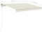 vidaXL - Luifel - automatisch - uittrekbaar - 300x250 - cm - crème