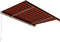vidaXL - Luifel - automatisch - uittrekbaar - 300x250 - cm - oranje - en - bruin