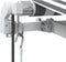 vidaXL - Luifel - automatisch - uittrekbaar - LED - 450x300 - cm - antraciet - en - wit