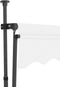 vidaXL - Luifel - handmatig - uitschuifbaar - met - LED - 150 - cm - crèmekleurig
