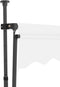 vidaXL - Luifel - handmatig - uitschuifbaar - met - LED - 250 - cm - crèmekleurig