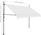 vidaXL - Luifel - handmatig - uitschuifbaar - met - LED - 250 - cm - crèmekleurig