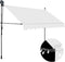 vidaXL - Luifel - handmatig - uitschuifbaar - met - LED - 300 - cm - crèmekleurig