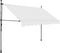 vidaXL - Luifel - handmatig - uitschuifbaar - met - LED - 300 - cm - crèmekleurig